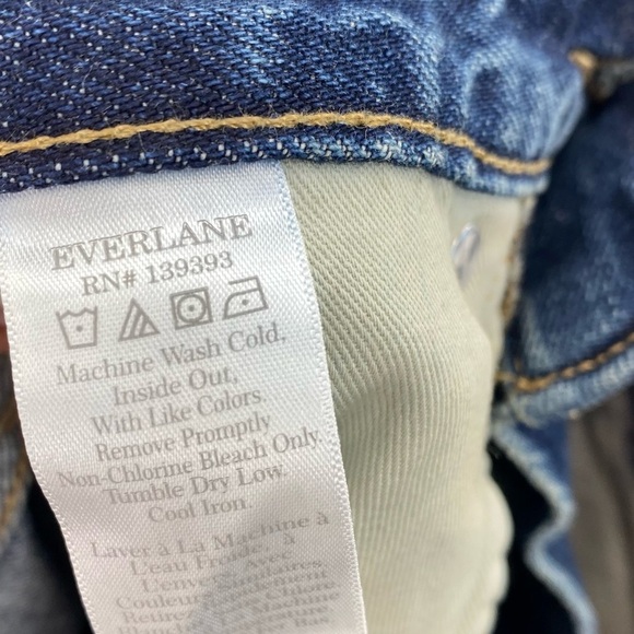 Everlane Rigid Way High Organic Cotton Jean Shorts size 26 - Picture 6 of 15